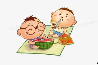 吃瓜喝可乐图片,夏日消暑新风尚